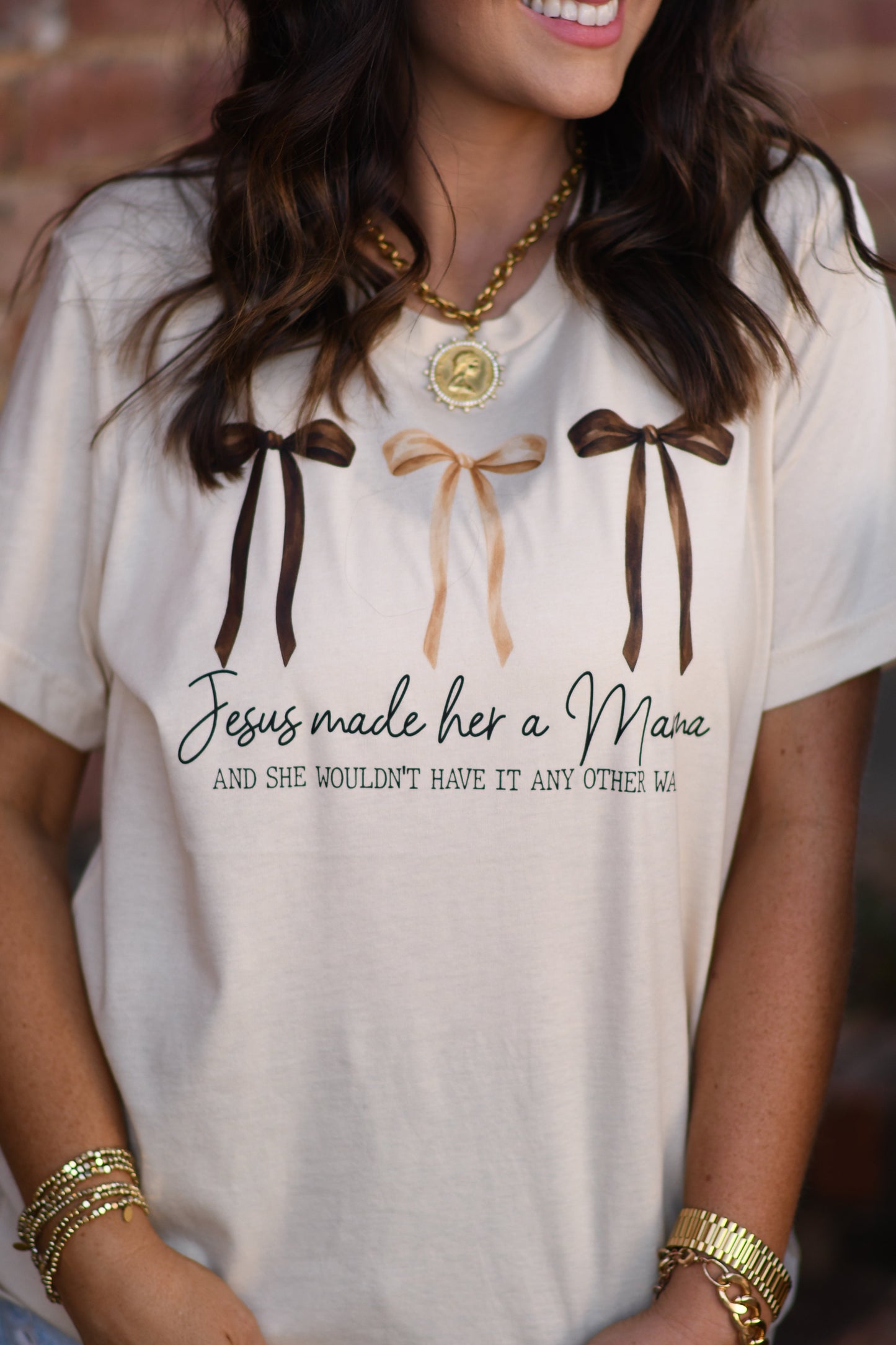 Jesus Made Her A Mama Tee