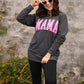 RTS Neon Checkered MAMA Long Sleeve Tee