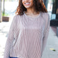 Hello Beautiful Camel Rib Dolman Sweater Top