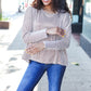 Hello Beautiful Camel Rib Dolman Sweater Top