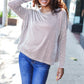 Hello Beautiful Camel Rib Dolman Sweater Top