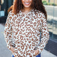 Stand Out Taupe Animal Print Hoodie