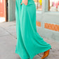 Just Dreaming Emerald Smocked Waist Palazzo Pants