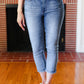 Judy Blue Medium Wash Mid Rise Skinny Capri