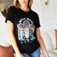 Black Cotton Wild West Graphic Tee