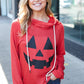 Halloween Jack-O-Lantern Terry Thumb Hole Double Hoodie