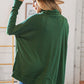 Hunter Green Cashmere Feel Turtleneck Sweater