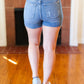 Judy Blue Casual Glam High Rise Rhinestone Embellished Denim Shorts