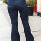 Judy Blue Dark Wash Raw Hem Jeans