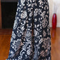 You Got This Navy Paisley Floral Smocked Waist Palazzo Pants