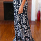 You Got This Navy Paisley Floral Smocked Waist Palazzo Pants