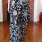 You Got This Navy Paisley Floral Smocked Waist Palazzo Pants