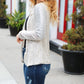 Be Your Own Star Silver Sequin Open Blazer