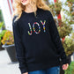 Give Back JOY Jewel Beaded Black Sweater