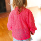 Kids Giddy Up Rose Cotton Floral Lace Button Down Top