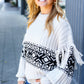 Ready For Anything Taupe & Black Tassel Aztec Sweater