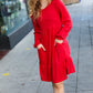 Lady In Red Hacci Fit & Flare Ruffle Dress