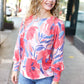 On My Heart Blush Floral Brushed Hacci Sweater Top