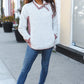 Beautiful You Ivory Sherpa Quilted Snap Button Pullover