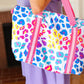 Multicolor Cheetah Print Duffel Bag