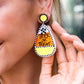 Candy Corn "Trick or Treat" Dangle Earrings