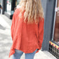 Everyday Rust Button Down Sharkbite Cotton Tunic Top