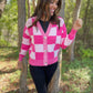 PREORDER: All My Life Checkered Cardigan in Three Colors