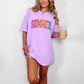 Summer Rainbow Flowers Graphic Tee
