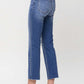 Mid-Rise Straight Crop Jeans