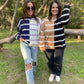 PREORDER: Exceptional Thought Striped Patchwork Sweater in Three Colors