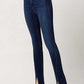 High Rise Slim Straight W/Slit