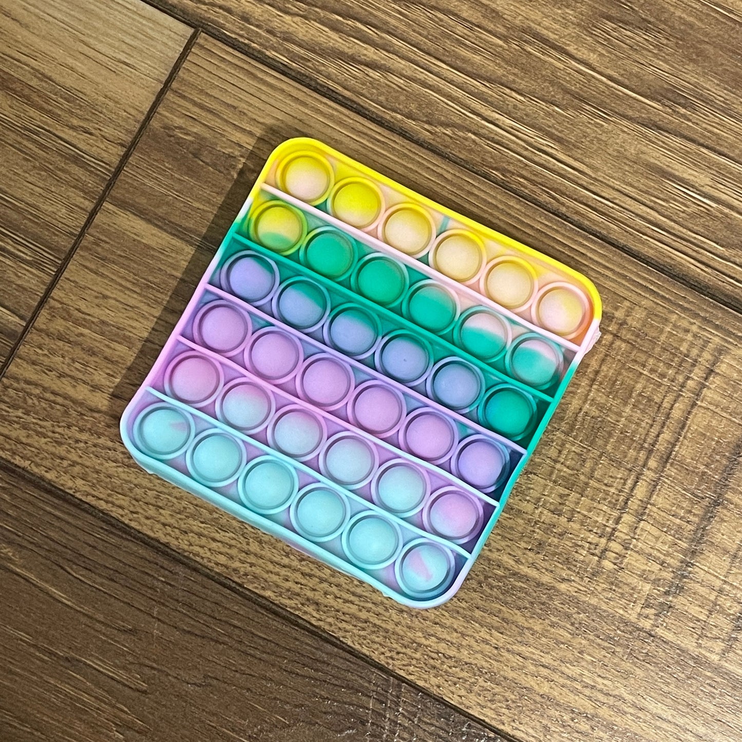 Silicone Fidget Poppers - Pastel Square