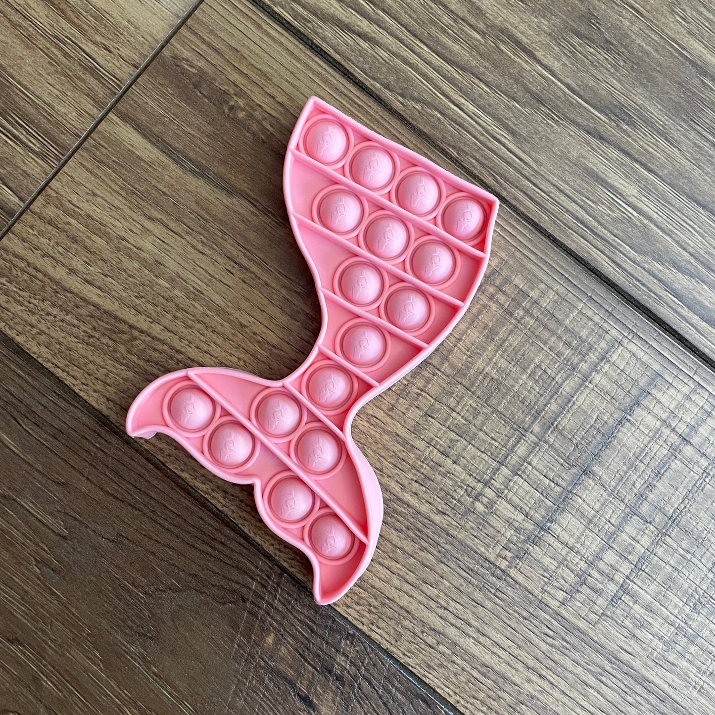 Silicone Fidget Poppers - Pink Mermaid Tail