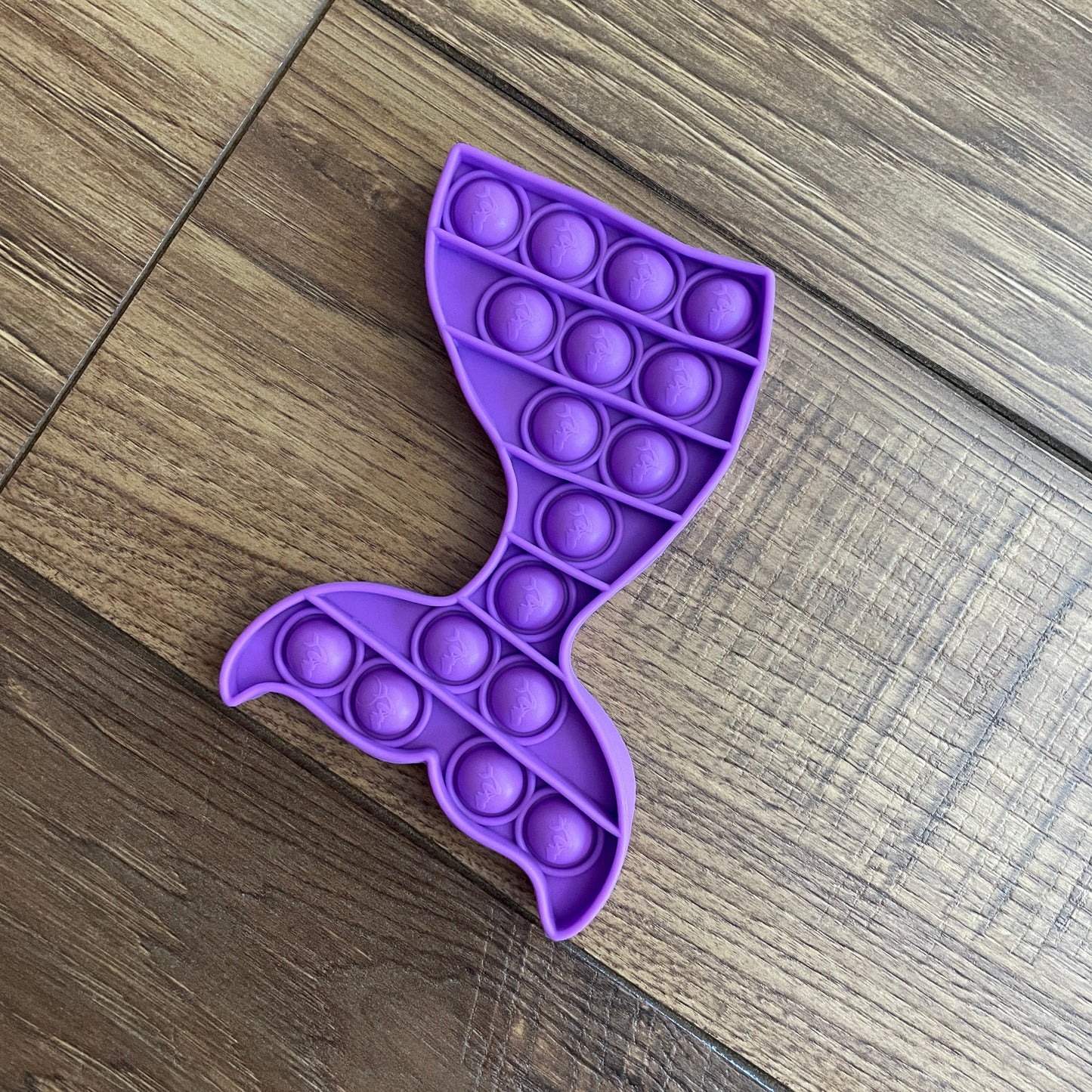 Silicone Fidget Poppers - Purple Mermaid Tail