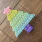 Silicone Fidget Poppers - Glow in the Dark Christmas Tree