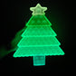 Silicone Fidget Poppers - Glow in the Dark Christmas Tree
