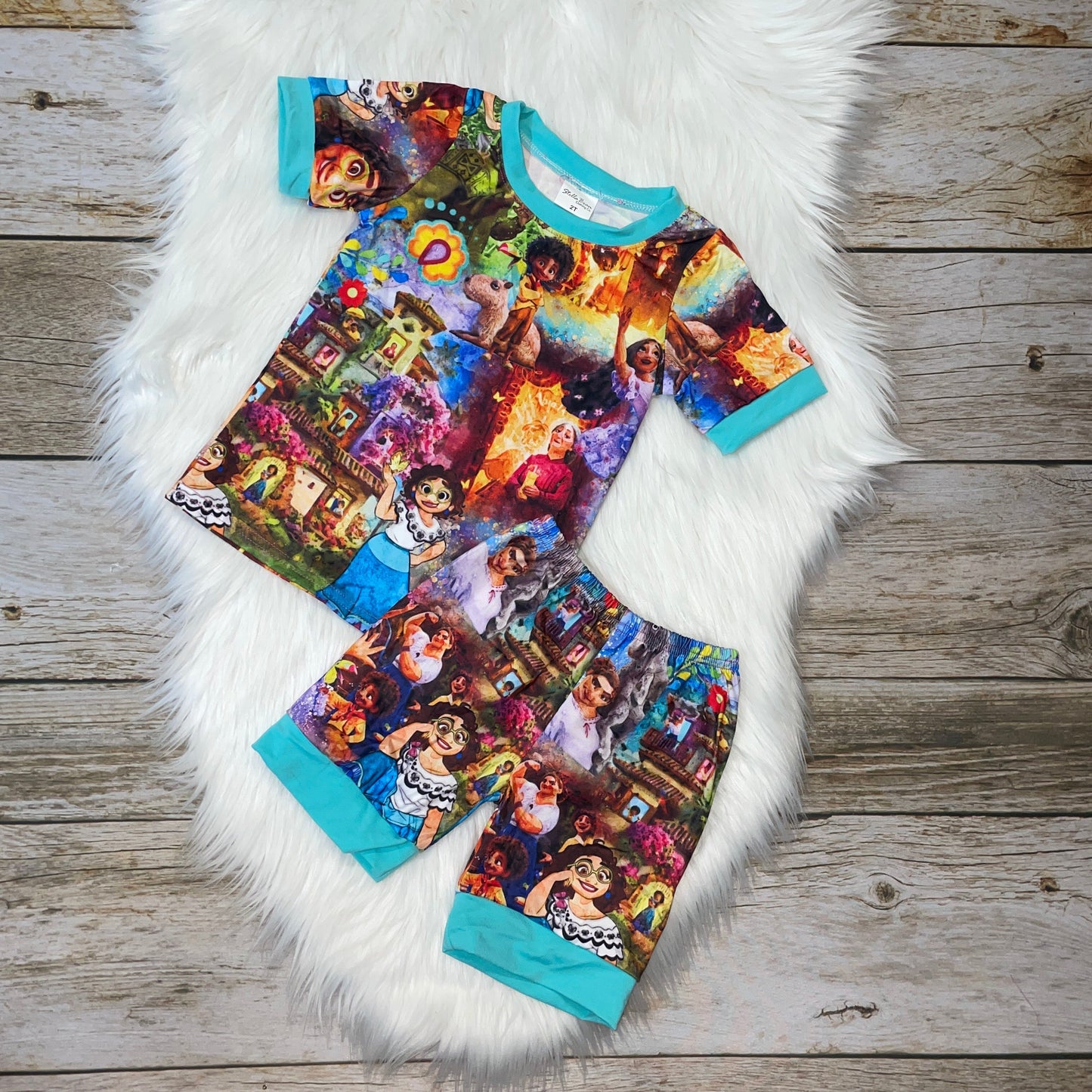 Miracle Movie Mashup Short Loungewear Set