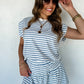 PREORDER: Coastal Stripes Skort Set