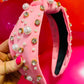 RTS Pink Rhinestone Pearl Headband