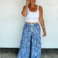 PREORDER: Plaid Behavior Wide Leg Pants
