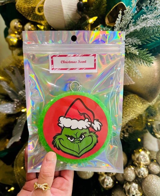 Grinch Face Car Freshie