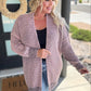 PREORDER: Contrast Trim Knit Cardigan in Four Colors