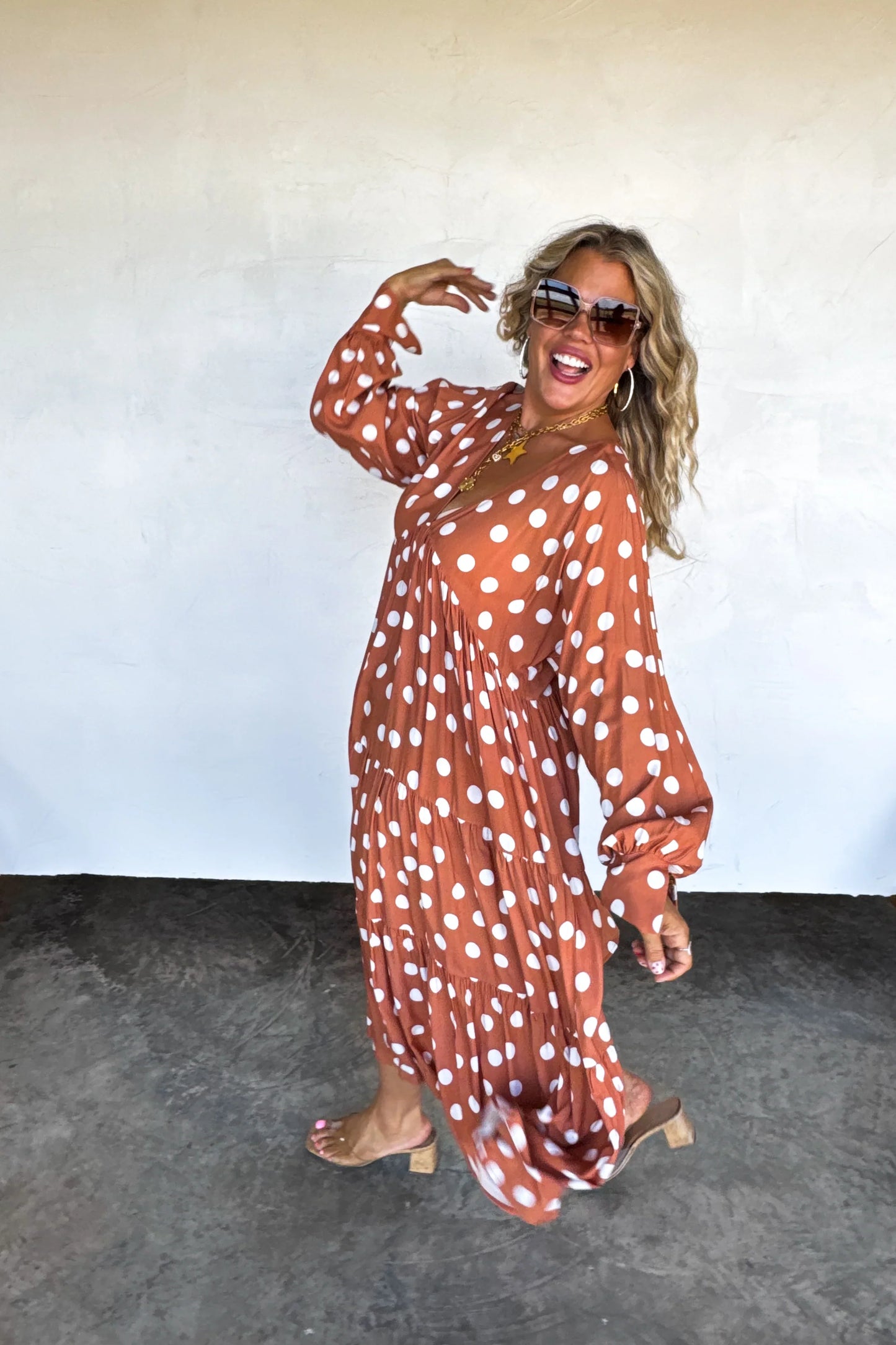 PREORDER: Kora Polka Dot Dress