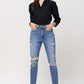 Super High Rise Stretch Mom Jeans