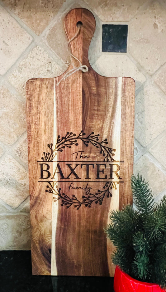 Custom Acacia Cutting Board