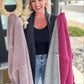 PREORDER: Contrast Trim Knit Cardigan in Four Colors