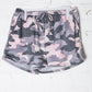 Be Bold Pink/Black Camo French Terry Pocket Shorts