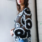 In Retro Bloom Black Crochet Lace Cover Up