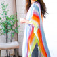 Caught in Technicolor Open Kimono