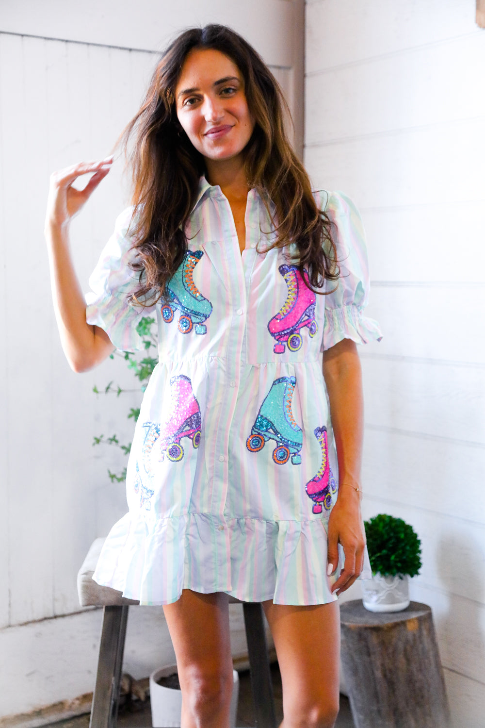 A Roller Daydream Tiered Summer Dress